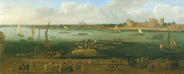 En panoramaudsigt over Lambeth Palace